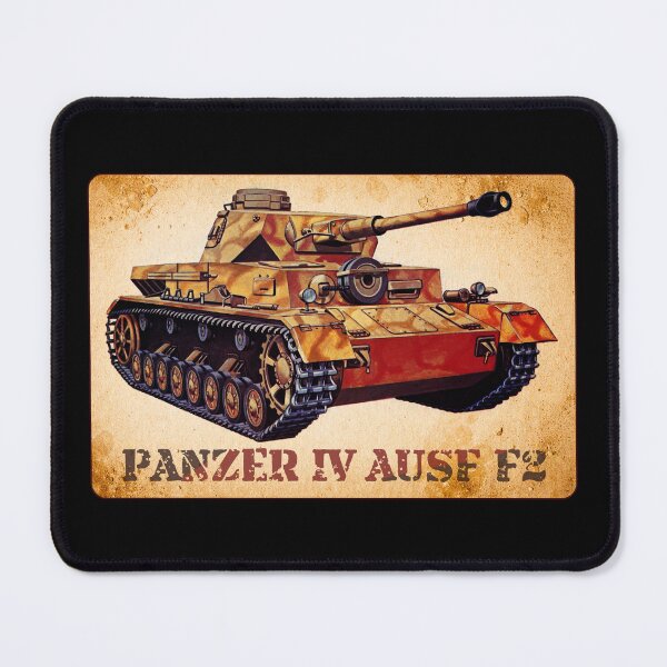 Item preview, Panzer IV Ausf F2 German WW2 Tank Illustration designed and sold by MilitaryMart.