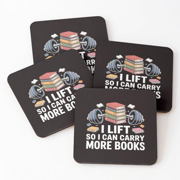 Item preview, I Lift So I Can Carry More Books – Bookworm Gym Addict Workout Quote designed and sold by Redgiant87x.
