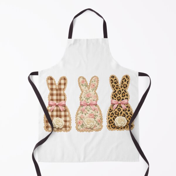 Item preview, Shabby Chic Easter Bunny Floral Gingham designed and sold by Ali-printshop.