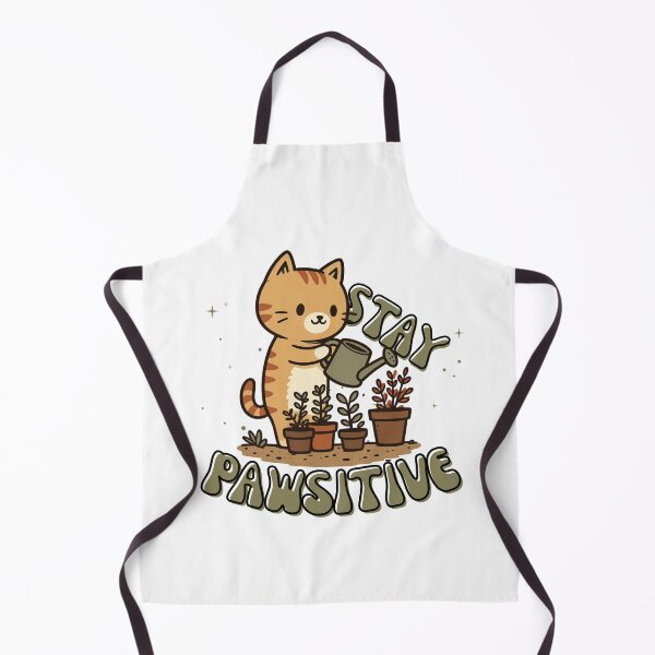 Item preview, Stay Pawsitive Plant Cat – Cute Positive Kitten designed and sold by Region.