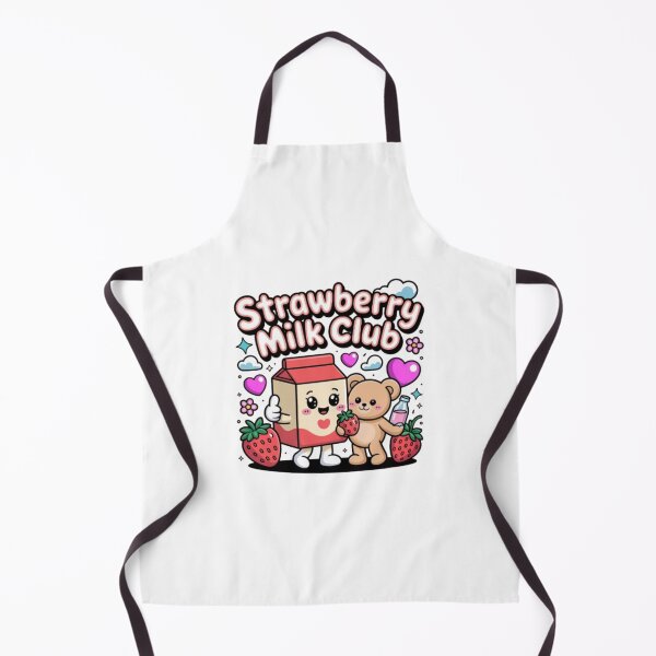 Item preview, Strawberry Milk Club Kawaii T-Shirt – Cute Strawberry Drink Cartoon Aesthetic Design for Kawaii Lovers & Gift Buyers designed and sold by GemBob Creations.