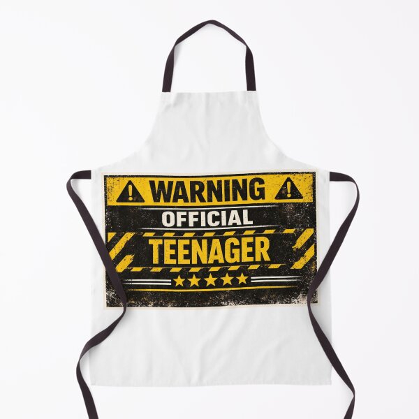 Item preview, Official Teenager Funny Warning Sign designed and sold by CLOUTKULT.