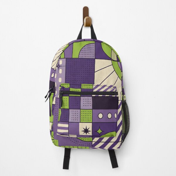Item preview, Colourful Geometric, purple and green geometric, pattern geometric designed and sold by AddlPoolart.