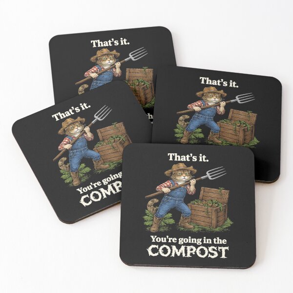Item preview, That's It You're Going in The Compost cat Gardening Funny designed and sold by Kladhadredo.