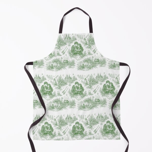 Item preview, Wizard Couple Toile de Jouy style — Green Dark Romance designed and sold by Love&Geek.