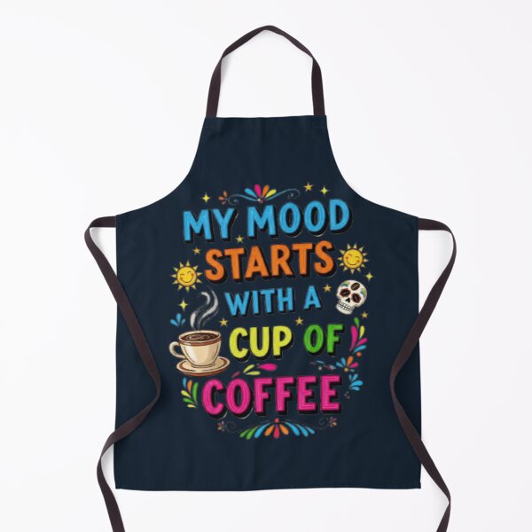 Item preview, Colorful Coffee Mood with Sugar Skull Art designed and sold by ARYAM..