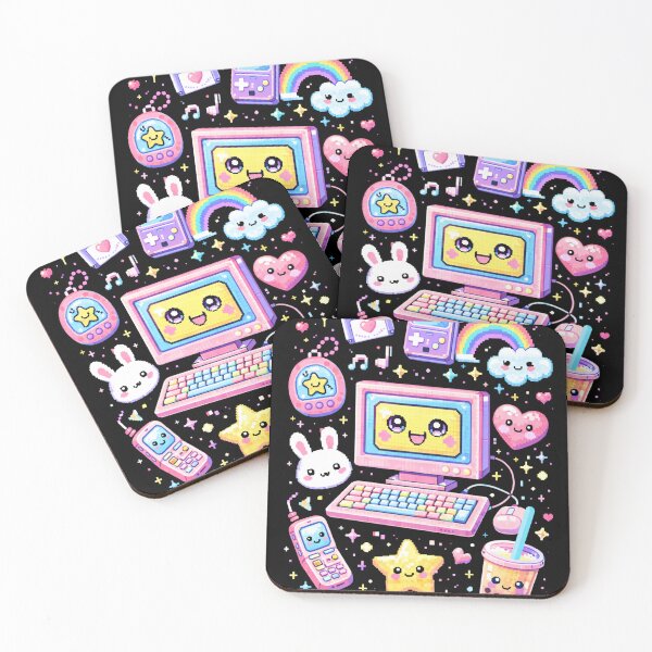 Item preview, Kawaii Retro Computer – Cute Pixel Gaming Aesthetic Design designed and sold by PaulaDesignCo.