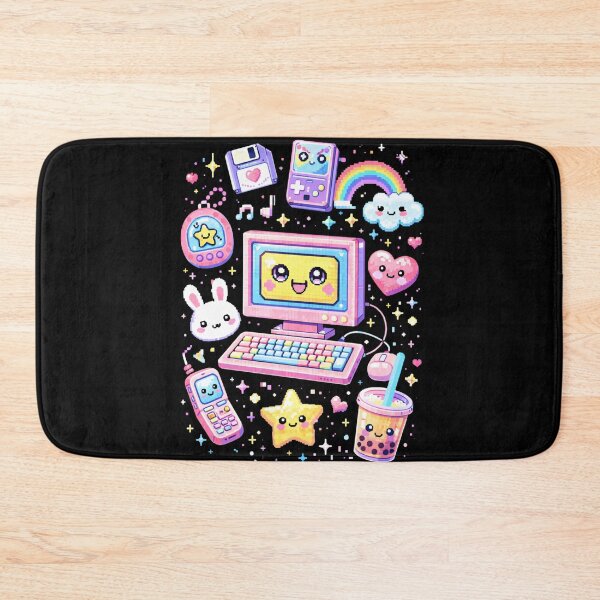 Item preview, Kawaii Retro Computer – Cute Pixel Gaming Aesthetic Design designed and sold by PaulaDesignCo.
