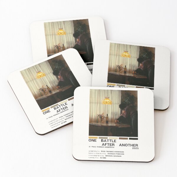 Item preview, One Battle After Another (2025) Movie Poster designed and sold by YellowishCat15.