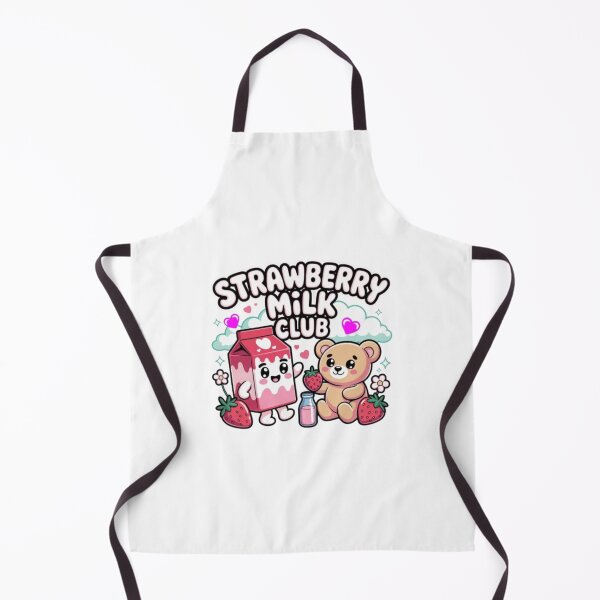 Item preview, Strawberry Milk Club Kawaii T-Shirt – Cute Strawberry Drink Cartoon Aesthetic Design for Kawaii Lovers & Gift Buyers designed and sold by GemBob Creations.