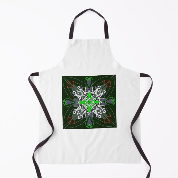 Item preview, Cricket White Nature Grass Green Abstract Mandala designed and sold by PonyShow-Studio.