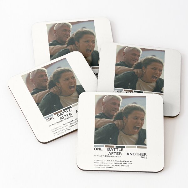 Item preview, One Battle After Another (2025) Movie Poster designed and sold by YellowishCat15.