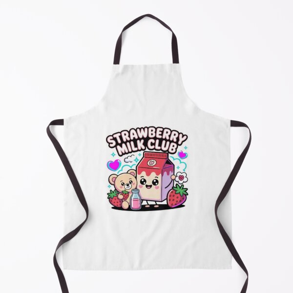 Item preview, Strawberry Milk Club Kawaii T-Shirt – Cute Strawberry Drink Cartoon Aesthetic Design for Kawaii Lovers & Gift Buyers designed and sold by GemBob Creations.