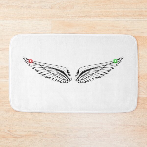 Item preview, Cyber Angel Wings – Red & Green Neon Balance Symmetry designed and sold by Elgrande2027.