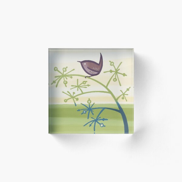 Wren Acrylic Block