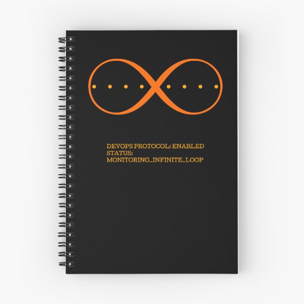 Item preview, DevOps Protocol Enabled Monitoring Infinite Loop Orange Tech designed and sold by Protocol Zero.