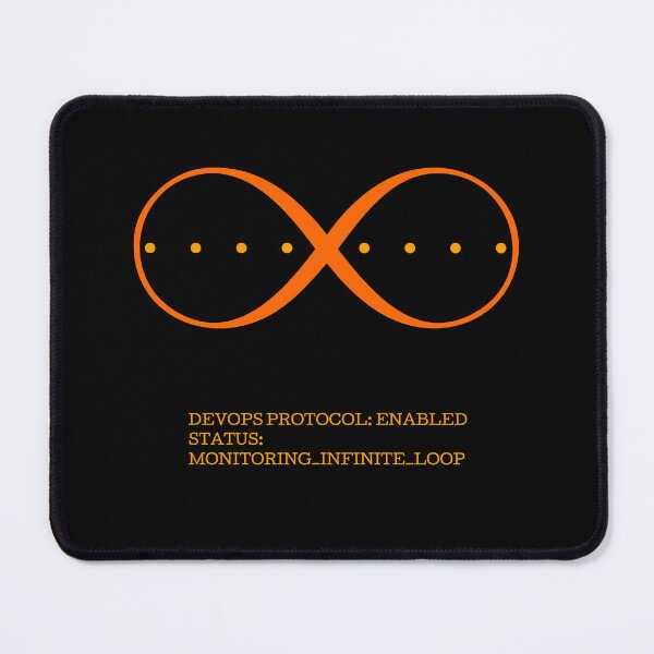 Item preview, DevOps Protocol Enabled Monitoring Infinite Loop Orange Tech designed and sold by Protocol Zero.