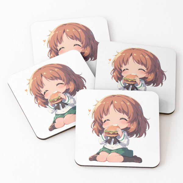 Item preview, Nishizumi Miho Girls und Panzer Chibi Burger Moment designed and sold by earlobejerk.