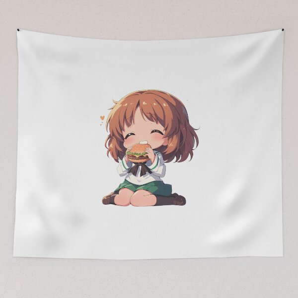 Item preview, Nishizumi Miho Girls und Panzer Chibi Burger Moment designed and sold by earlobejerk.