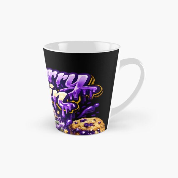 Item preview, Blueberry Muffin Graffiti Print | Berry Muffin Indica Hybrid Typography | Relaxing 420 designed and sold by WAUZ.