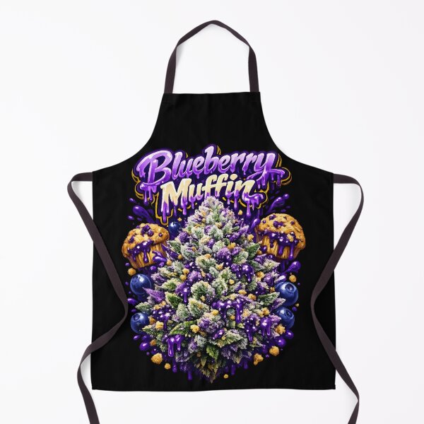 Item preview, Blueberry Muffin Graffiti Print | Berry Muffin Indica Hybrid Typography | Relaxing 420 designed and sold by WAUZ.