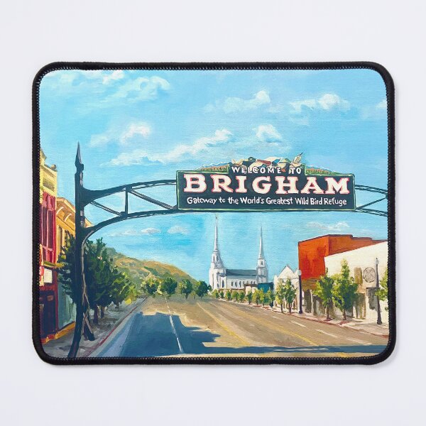Item preview, Brigham City Main Street designed and sold by OKBarnes-art.