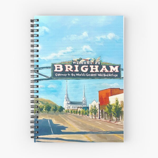 Item preview, Brigham City Main Street designed and sold by OKBarnes-art.