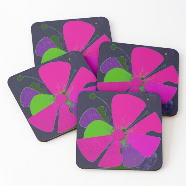 Item preview, Neon Floral Statement / Bold Abstract Flower designed and sold by joycrysstudio.