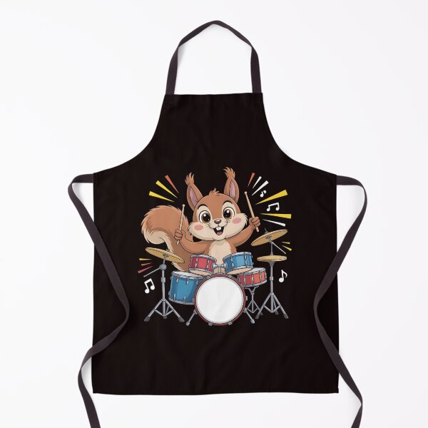 Item preview, Squirrel Playing Drums – Drumming Funny Drummer Shirt For Drummers designed and sold by Redgiant87x.