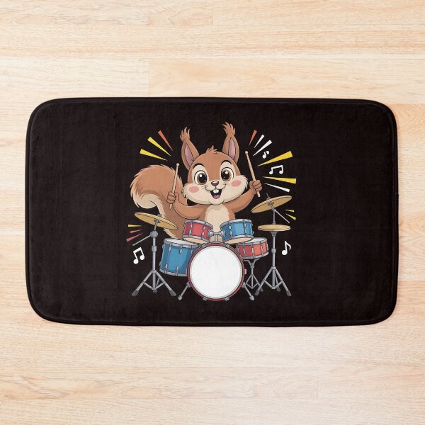 Item preview, Squirrel Playing Drums – Drumming Funny Drummer Shirt For Drummers designed and sold by Redgiant87x.