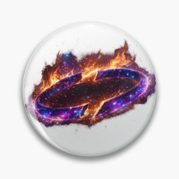 Item preview, Broken Galaxy Halo on Fire designed and sold by jgvisualarts.