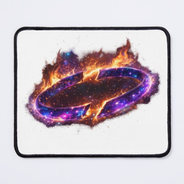 Item preview, Broken Galaxy Halo on Fire designed and sold by jgvisualarts.