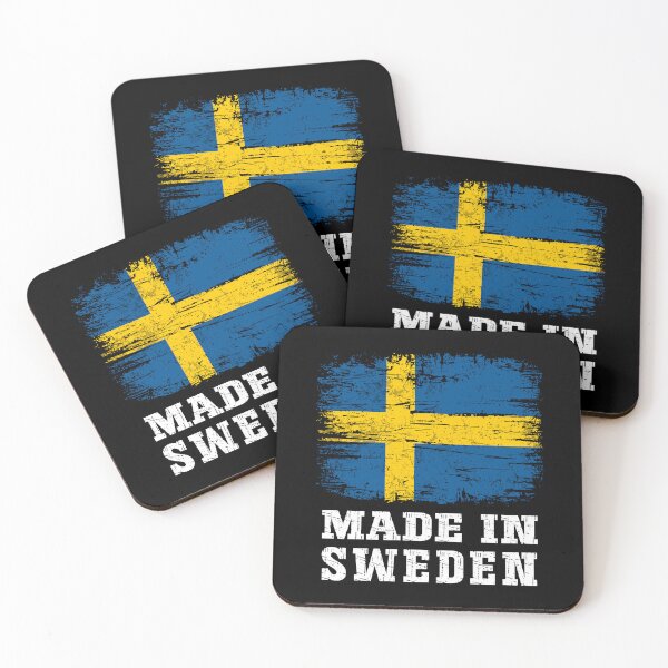 Item preview, Vintage Made in Sweden Distressed Flag designed and sold by Dmetalx Art Apparel.