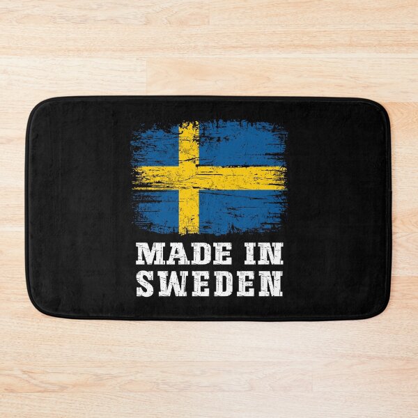 Item preview, Vintage Made in Sweden Distressed Flag designed and sold by Dmetalx Art Apparel.