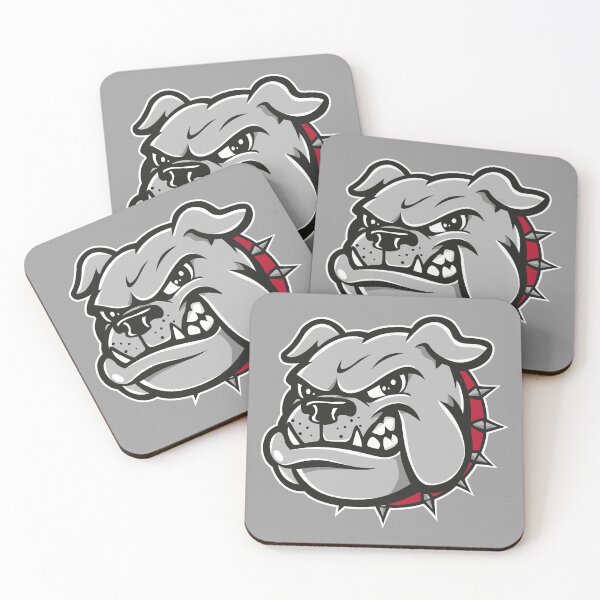 Item preview, Angry Gray Bulldog – Fierce Dog Mascot Streetwear Design designed and sold by MerlinWear.