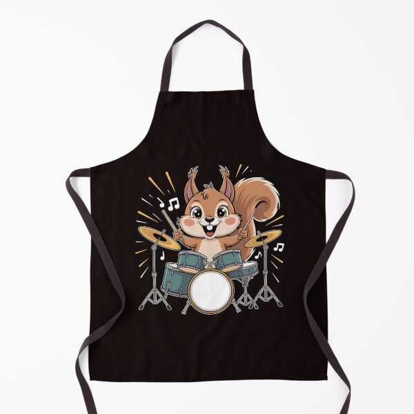 Item preview, Squirrel Playing Drums – Drumming Humor For Drummers And Animal Lovers designed and sold by Redgiant87x.