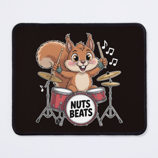 Item preview, Squirrel Playing Drums – Funny Drumming Squirrel Lover Design designed and sold by Redgiant87x.