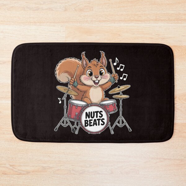 Item preview, Squirrel Playing Drums – Funny Drumming Squirrel Lover Design designed and sold by Redgiant87x.