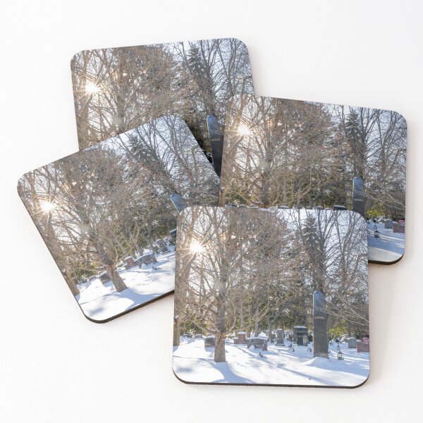 Item preview, Winter Sunlight Through Trees in Mount Pleasant Cemetery, Toronto designed and sold by jrtwynam.