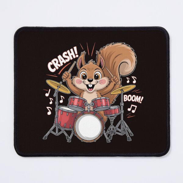 Item preview, Squirrel Playing Drums – Drumming Funny Drummer designed and sold by Redgiant87x.