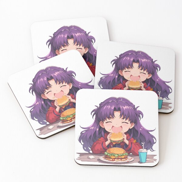 Item preview, Misato Katsuragi Evangelion Chibi Burger Joy designed and sold by earlobejerk.