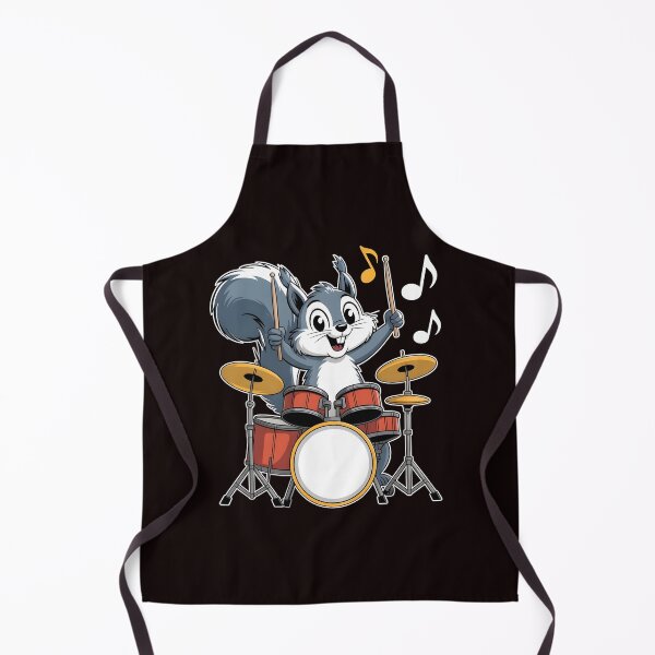 Item preview, Squirrel Playing Drums – Squirrel Lover Funny Drumming Design designed and sold by Redgiant87x.