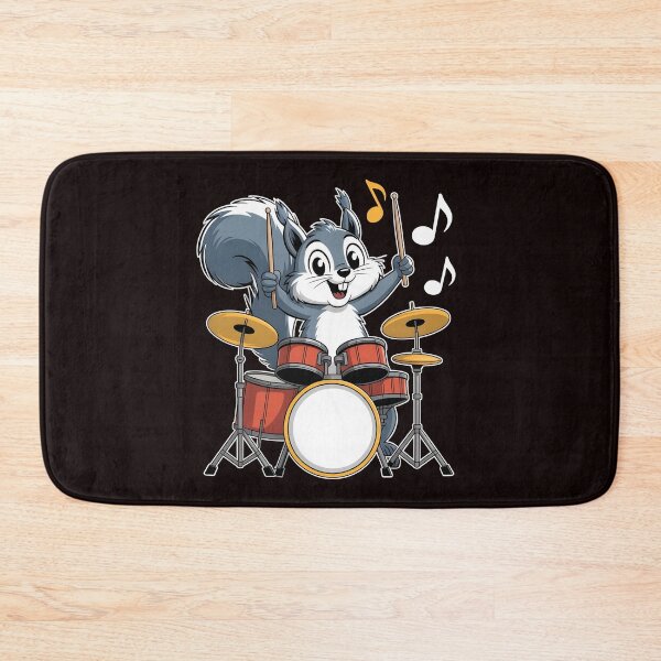 Item preview, Squirrel Playing Drums – Squirrel Lover Funny Drumming Design designed and sold by Redgiant87x.