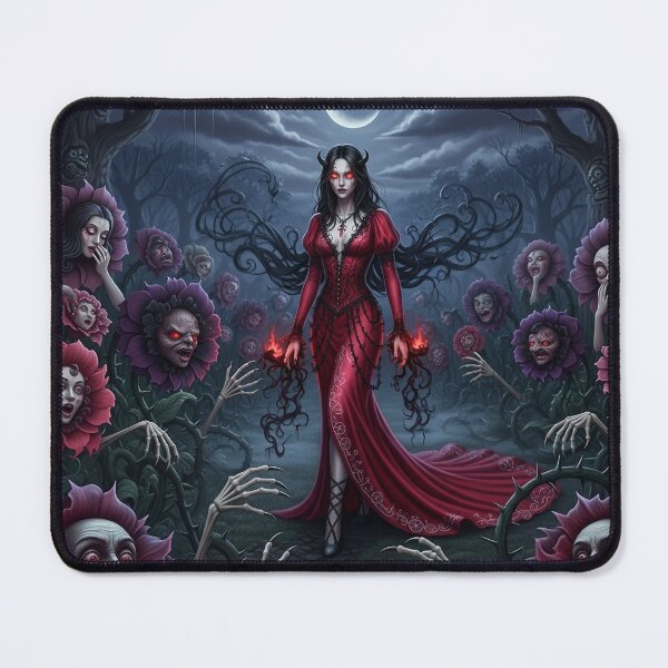 Item preview, Gothic Vampire Queen in Haunted Garden designed and sold by NecroScrolls.