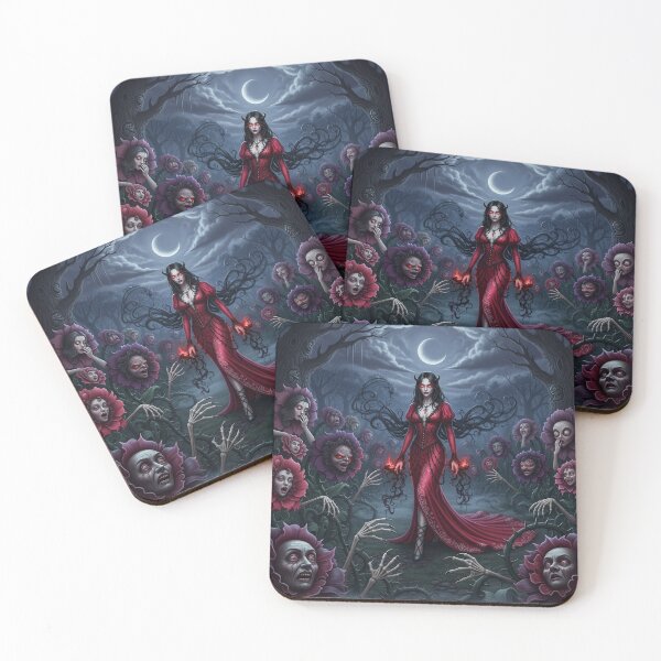 Item preview, Gothic Vampire Queen in Haunted Garden designed and sold by NecroScrolls.