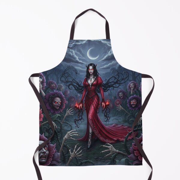 Item preview, Gothic Vampire Queen in Haunted Garden designed and sold by NecroScrolls.