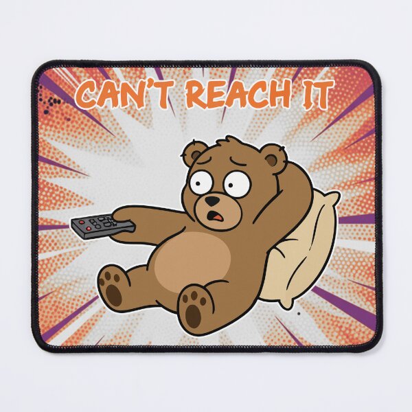 Item preview, Can't Reach It Lazy Bear Cartoon designed and sold by Taridesign.