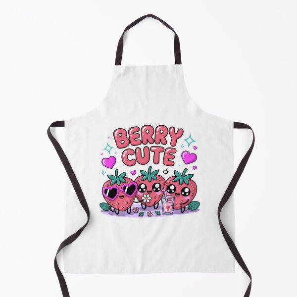 Item preview, Berry Cute Kawaii Strawberry T-Shirt – Cute Strawberry Cartoon Aesthetic Design for Kawaii Lovers & Gift Buyers designed and sold by GemBob Creations.
