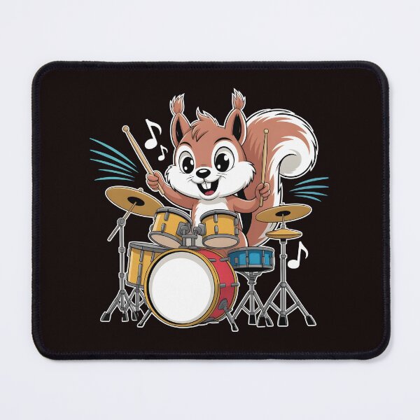 Item preview, Squirrel Playing Drums – Funny Drumming For Drummers And Squirrel Lovers designed and sold by Redgiant87x.