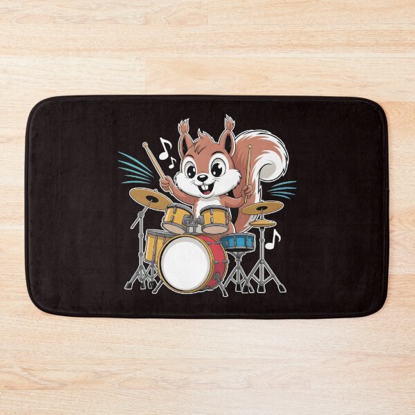 Item preview, Squirrel Playing Drums – Funny Drumming For Drummers And Squirrel Lovers designed and sold by Redgiant87x.